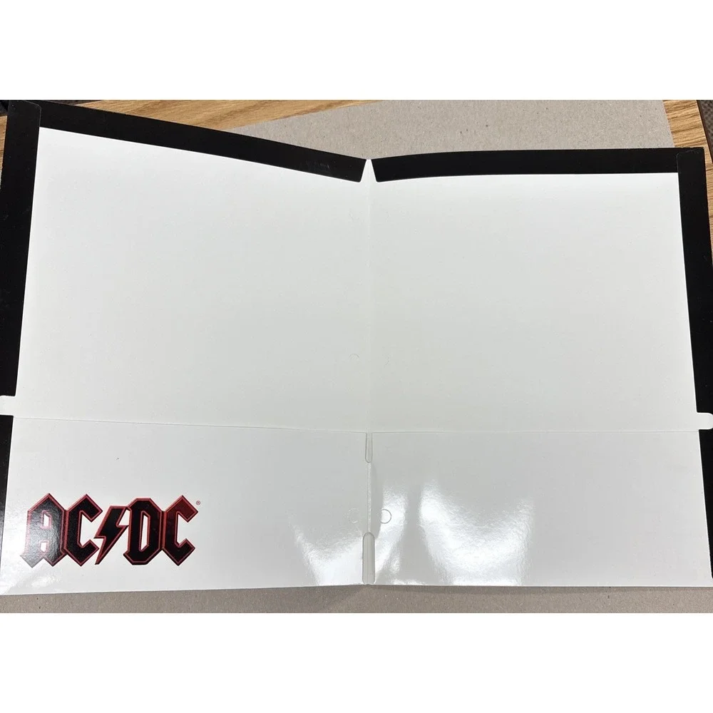 Kiss Army, AC/DC Black Ice Portfolio Folders Lot New 2010 Live Nation School